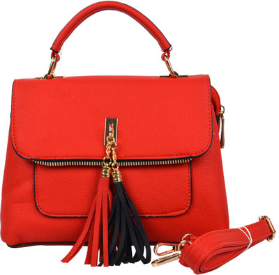 

Femiga Women Casual Red PU Sling Bag