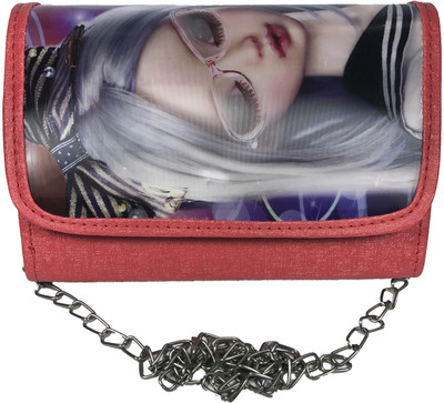 

Bizarre Vogue Women Evening/Party Red PU Sling Bag