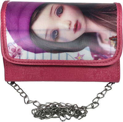 

Bizarre Vogue Women Evening/Party Pink PU Sling Bag