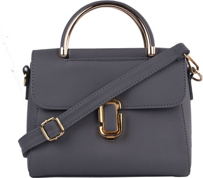 

Femiga Women Casual Grey PU Sling Bag