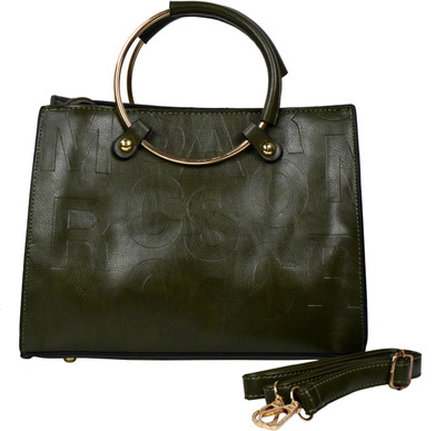 

Femiga Women Casual Green PU Sling Bag