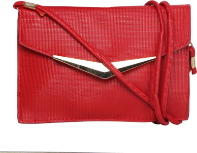 

Indian Fashion Women Casual Red PU Sling Bag