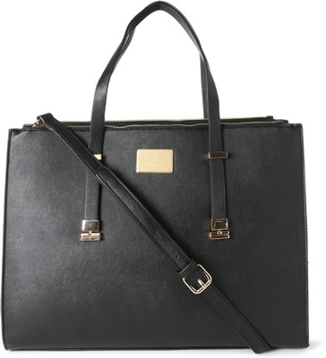 

Van Heusen Women Casual Black PU Hand-held Bag