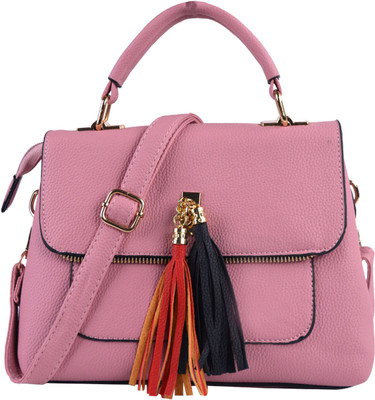 

Femiga Women Casual Pink PU Sling Bag