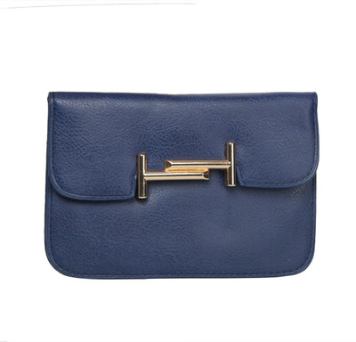 

Margaux Women Evening/Party Blue PU Sling Bag