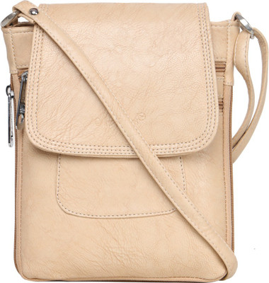 

Indian Fashion Women Casual Beige PU Sling Bag