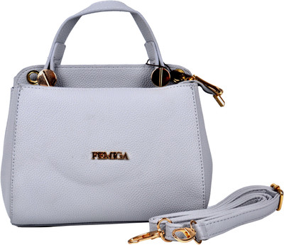 

Femiga Women Casual Grey PU Sling Bag