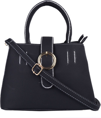 

Femiga Women Casual Black PU Sling Bag