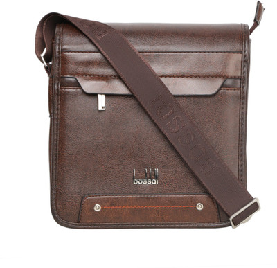

Indian Fashion Men Formal Brown PU Sling Bag
