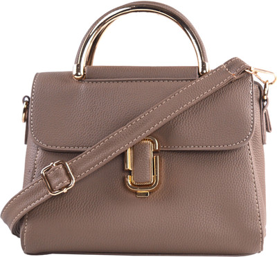 

Femiga Women Casual Brown PU Sling Bag