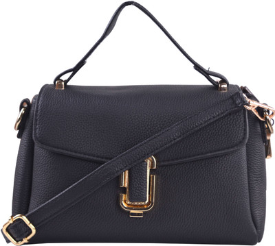 

Femiga Women Casual Black PU Sling Bag