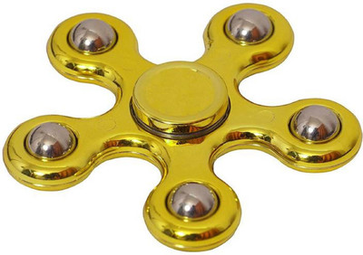 

DINAARKAN GOLDEN CHROME FINISH METAL FIDGET HAND SPINNER(Gold)