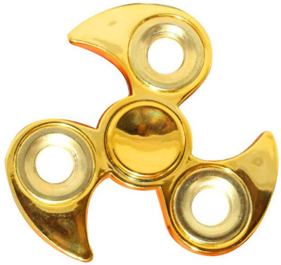 

DINAARKAN GOLDEN SILVER CURVED SHAPE METAL FIDGET HAND SPINNER(Gold, Silver)