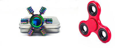 

MERAAKART FIDGET SPINNER HIGH QUALITY COMBO(Multicolor, Red)
