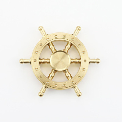 HEER HEER High Speed GOLD SHIP WHEEL SPINNER (HCCD ENTERPRISE)(Gold)