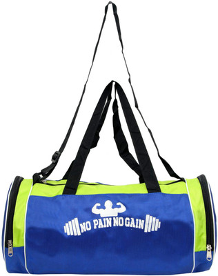 

GB No Pain No Gain Gym Bag(Blue, Kit Bag), Blue;green