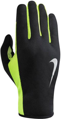 

Nike Rally Run Gloves 2.0 Medium Running Gloves (M, Black, Green)