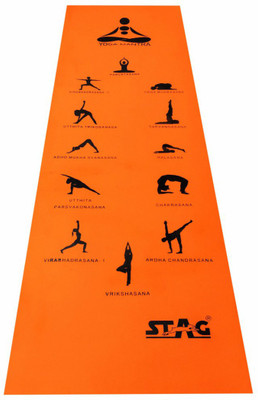 

Stag Yoga Mantra ASANA Orange 8 mm Yoga Mat
