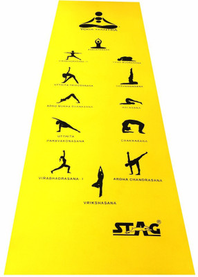 

Stag Yoga Mantra ASANA Yellow 6 mm Yoga Mat