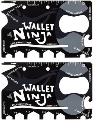 

Bruzone Ninja Wallet 18 in 1 F21 18 Swiss Army Card(Black)