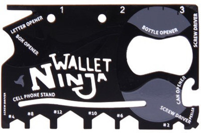 

Bruzone Ninja Wallet 18 in 1 F03 18 Swiss Army Card(Black)