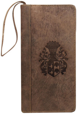 

Style 98 Men Brown Genuine Leather Money Clip(8 Card Slots)