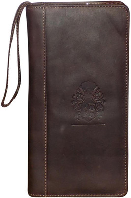 

Style 98 Men Brown Genuine Leather Money Clip(8 Card Slots)