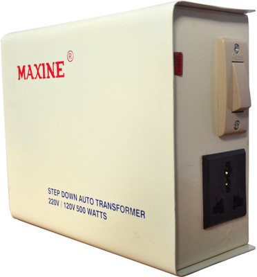 

maxine 500W SE 500 WATTS AUTO WOUND VOLTAGE CONVERTER 220 v to 110 v STEP DOWN TOROIDIAL TRANSFORMER FOR AMERICAN PRODUCTS MAXINE 100% COPPER(Ivory)