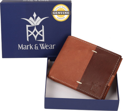 

Mark & Wear Men Multicolor Genuine Leather Wallet(7 Card Slots), Tangy brown