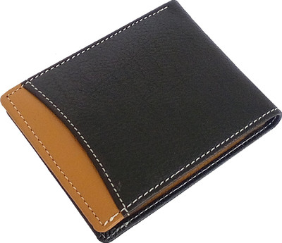 

Loop Men Black, Yellow Genuine Leather Wallet(4 Card Slots)