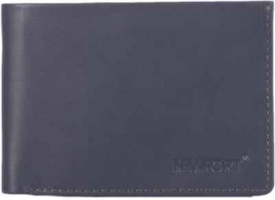 

Newport Men Black Genuine Leather Wallet(4 Card Slots)
