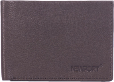 

Newport Men Brown Genuine Leather Wallet(4 Card Slots)