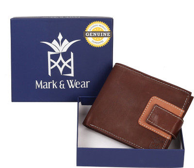 

Mark & Wear Men Multicolor Genuine Leather Wallet(7 Card Slots), Tangy brown