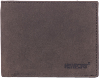 

Newport Men Brown Genuine Leather Wallet(9 Card Slots)