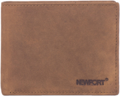

Newport Men Tan Genuine Leather Wallet(9 Card Slots), Tan hunter