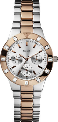 

Guess Premium W14551L1 Sporty Rose Gold Tone Watch - For Women