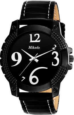 Mikado Big b Shinning black casual analog watch for men and boy's Watch  - For Boys   Watches  (Mikado)