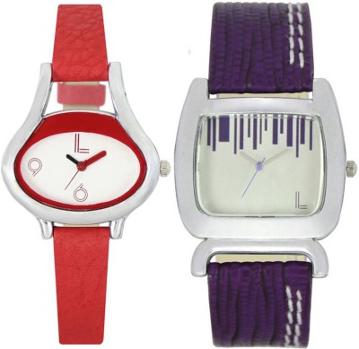 Gopal Retail GR-206-207 Stylish Look SUPER HOT Pack Of 2 Watch  - For Girls   Watches  (Gopal Retail)