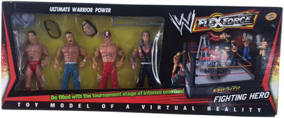 

kidoz kingdom WWE FLEXFORCE 4 FIGURES(Multicolor)