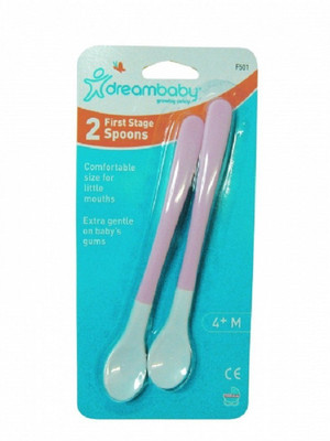 

Dreambaby FIRST STAGE SPOONS 2 PACK PVC FREE-(501)(Multicolor)