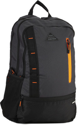 

Gear Pro Series 2 Laptop Backpack 33 L Laptop Backpack(Black, Grey), Grey-orange