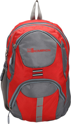 

the phenomenon RED & GREY LAPTOP BACKPACK 32 L Laptop Backpack(Multicolor)