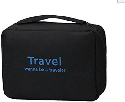 

ShopyBucket Everbuy Travel Your Life Bag Travel Pouch Folding Wash Bag Cosmetic Waterproof Multipurpose Bag(Black, 12 L)