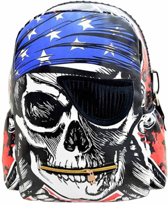 

CheckSums 11700 Skull Pirate Halloween 16 inch/2.5 L Medium Laptop Backpack Waterproof Backpack(Black, 2 L)