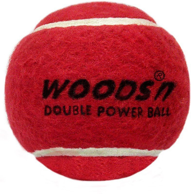 

woods Double Power (Hard, Heavy Weight) Cricket Ball Cricket Leather Ball(Pack of 6, Red)