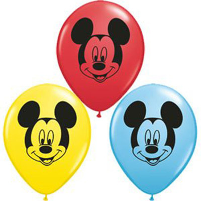 

PARTY PROPZ Printed BALLOON SET OF 10/ MICKEY MOUSE BIRTHDAY DECORATION/ MICKEY MOUSE PARTY SUPPLIES Balloon(Multicolor, Pack of 10)
