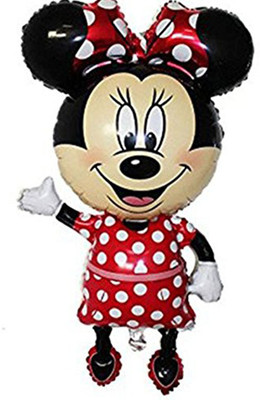 

PARTY PROPZ Printed FOIL BALLOON SET OF 1/MINNIE PARTY DECORATION/MINNIE PARTY SUPPLIES Balloon(Multicolor, Pack of 1)