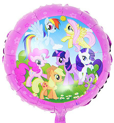 

PARTY PROPZ Printed BALLOON SET OF 1/ MY LITTLE PONY BIRTHDAY DECORATION/MY LITTLE PONY PARTY SUPPLIES Balloon(Multicolor, Pack of 1)