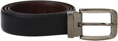 

Cyclone Men Casual Black Genuine Leather Reversible Belt