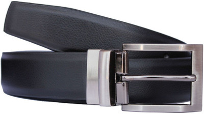 

Cyclone Men Casual Black Genuine Leather Reversible Belt